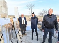 President Ilham Aliyev and First Lady Mehriban Aliyeva viewed ongoing restoration works at Imarat Complex in Aghdam (PHOTO/VIDEO)
