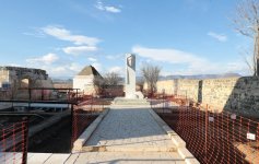 President Ilham Aliyev and First Lady Mehriban Aliyeva viewed ongoing restoration works at Imarat Complex in Aghdam (PHOTO/VIDEO)