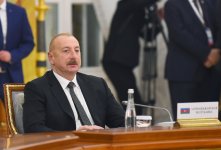 President Ilham Aliyev attends informal meeting of CIS heads of state in Saint Petersburg (PHOTO)