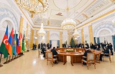 President Ilham Aliyev attends informal meeting of CIS heads of state in Saint Petersburg (PHOTO)