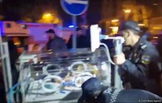 Пожар в Республиканском перинатальном центре в Баку потушен, пациенты эвакуируются (ФОТО/ВИДЕО) (Обновлено-3)