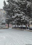 В Баку выпал снег (ФОТО)