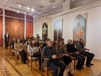 В Азербайджанском национальном музее искусств представлена картина Мамедгусейна Гусейнова "20 Yanvar hiyləsi" (ФОТО)