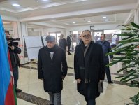 Члены Азиатской парламентской ассамблеи прибыли на избирательный участок для наблюдения за президентскими выборами в Азербайджане (ФОТО)