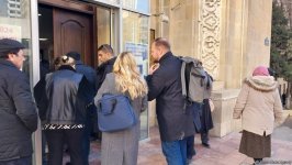 Azerbaijan's Minister of Ecology and Natural Resources votes in presidential election (PHOTO)