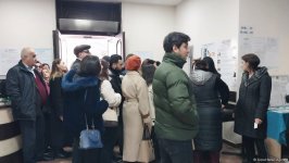 Azerbaijan's Minister of Ecology and Natural Resources votes in presidential election (PHOTO)