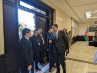 Делегация Организации тюркских государств прибыла на избирательный участок для наблюдения за президентскими выборами в Азербайджане (ФОТО)