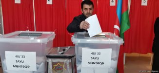 На избирательном участке №33 в поселке Гобу зафиксирована активность избирателей - председатель (ФОТО)