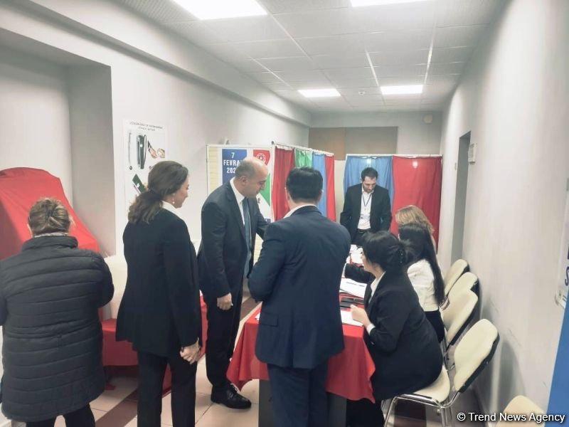 Министр науки и образования Азербайджана проголосовал на президентских выборах (ФОТО)