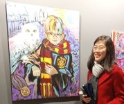 Картина Нигяр Нариманбековой экспонируется на престижной выставке в Париже (ФОТО)