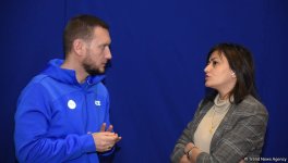 Стартовали соревнования 8-го открытого чемпионата Азербайджана и открытого первенства Баку по прыжкам на батуте (ФОТО)