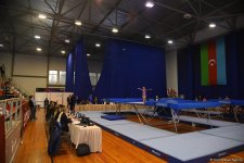 Стартовали соревнования 8-го открытого чемпионата Азербайджана и открытого первенства Баку по прыжкам на батуте (ФОТО)