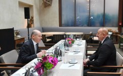 President Ilham Aliyev, German Chancellor Olaf Scholz, Armenian PM hold meeting in Munich (PHOTO/VIDEO)