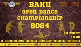 Объявлена регистрация на международный конкурс Baku Open Dance Championship 2024 (ФОТО)