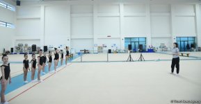 В Баку проходят учебно-тренировочные сборы гимнасток из регионов (ФОТО)