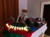 В Баку прошла презентация книги "Со сцены в окопы" памяти шехида Карабахской войны Тогрула Гаджиева (ФОТО)