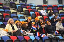 В Баку стартовали соревнования Кубка мира по прыжкам на батуте и акробатической дорожке (ФОТО)