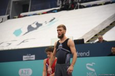 Азербайджанские гимнасты Михаил Малкин и Адиль Гаджизаде вышли в финал Кубка мира в Баку  (ФОТО)