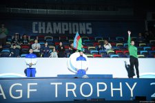 World Cup in Baku: winners of tumbling program receive awards (PHOTO)