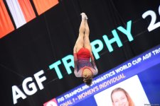 Azerbaijani gymnasts vie for World Cup medals as final competition day kicks off (PHOTO)