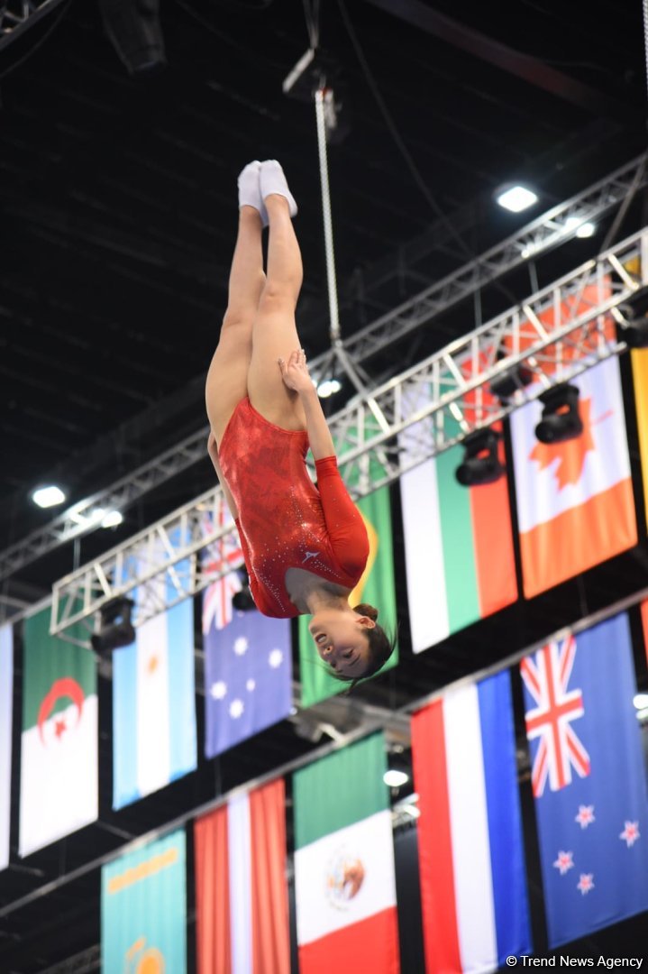 Azerbaijani gymnasts vie for World Cup medals as final competition day kicks off (PHOTO)