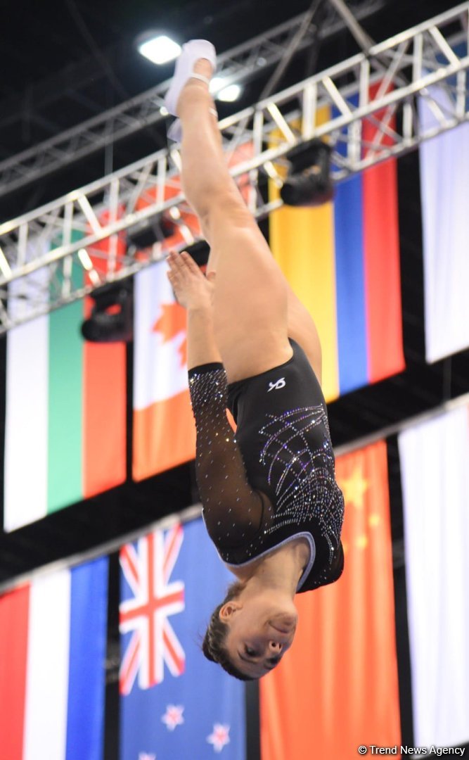 Azerbaijani gymnasts vie for World Cup medals as final competition day kicks off (PHOTO)