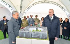 Президент Ильхам Алиев заложил фундамент мемориала жертвам Ходжалинского геноцида и встретился с представителями общественности района (ФОТО/ВИДЕО)