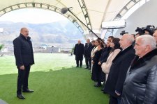 Президент Ильхам Алиев заложил фундамент мемориала жертвам Ходжалинского геноцида и встретился с представителями общественности района (ФОТО/ВИДЕО)