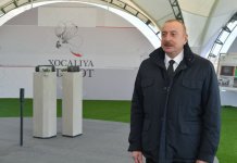 Президент Ильхам Алиев заложил фундамент мемориала жертвам Ходжалинского геноцида и встретился с представителями общественности района (ФОТО/ВИДЕО)