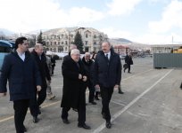 Президент Ильхам Алиев заложил фундамент мемориала жертвам Ходжалинского геноцида и встретился с представителями общественности района (ФОТО/ВИДЕО)