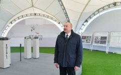 Президент Ильхам Алиев заложил фундамент мемориала жертвам Ходжалинского геноцида и встретился с представителями общественности района (ФОТО/ВИДЕО)
