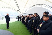 Президент Ильхам Алиев заложил фундамент мемориала жертвам Ходжалинского геноцида и встретился с представителями общественности района (ФОТО/ВИДЕО)