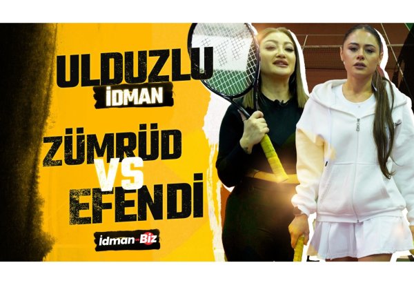 Стартовал  проект İdman.biz TV "Звездный спорт" - Самира Эфенди на теннисном корте (ВИДЕО)