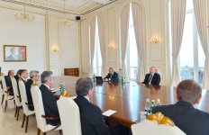 Президент Ильхам Алиев принял делегацию, возглавляемую председателем Восточного комитета немецкой экономики Михаэлем Хармсом (ФОТО/ВИДЕО)