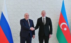 President Ilham Aliyev, Russian PM hold meeting (PHOTO/VIDEO)
