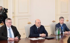 President Ilham Aliyev, Russian PM hold meeting (PHOTO/VIDEO)