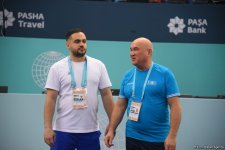 Artistic Gymnastics World Cup athletes hone at Baku's National Gymnastics Arena (PHOTO)