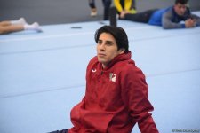 Artistic Gymnastics World Cup athletes hone at Baku's National Gymnastics Arena (PHOTO)