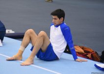 Artistic Gymnastics World Cup athletes hone at Baku's National Gymnastics Arena (PHOTO)