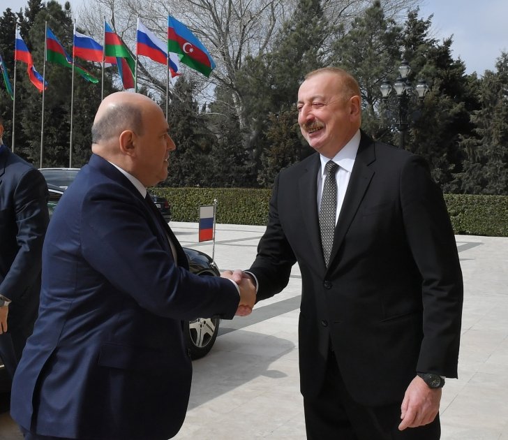 President Ilham Aliyev, Russian PM hold meeting (PHOTO/VIDEO)