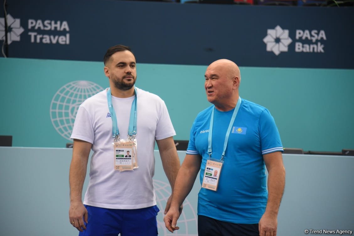 Artistic Gymnastics World Cup athletes hone at Baku's National Gymnastics Arena (PHOTO)