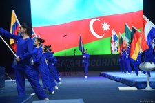 В Баку состоялась торжественная церемония открытия Кубка мира FIG по спортивной гимнастике (ФОТО)