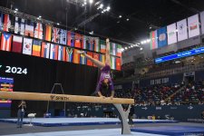 Azerbaijan hosts second day of FIG Artistic Gymnastics World Cup competitions (PHOTO)