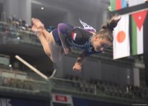 Лучшие моменты второго дня соревнований Кубка мира по спортивной гимнастике в Баку (ФОТО)