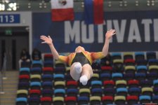 Лучшие моменты второго дня соревнований Кубка мира по спортивной гимнастике в Баку (ФОТО)