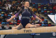 Лучшие моменты второго дня соревнований Кубка мира по спортивной гимнастике в Баку (ФОТО)