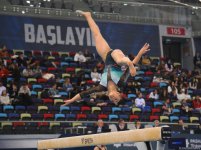 Лучшие моменты второго дня соревнований Кубка мира по спортивной гимнастике в Баку (ФОТО)