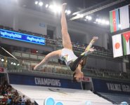 В Баку стартовал заключительный день соревнований Кубка мира FIG по спортивной гимнастике (ФОТО)