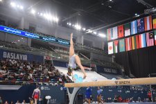 В Баку стартовал заключительный день соревнований Кубка мира FIG по спортивной гимнастике (ФОТО)