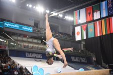 В Баку стартовал заключительный день соревнований Кубка мира FIG по спортивной гимнастике (ФОТО)